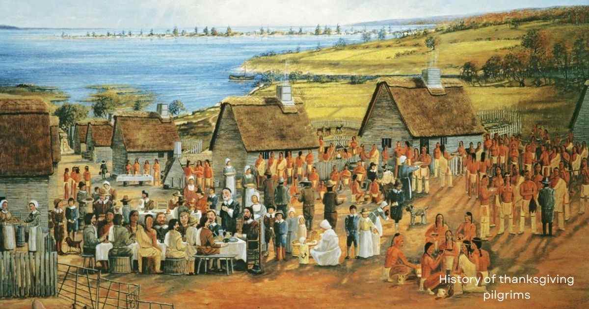 history of thanksgiving pilgrims